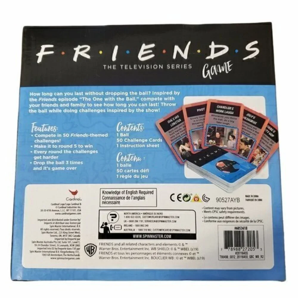 NEW FRIENDS The Television Series Game Inspired By Episode THE ONE WITH THE BALL